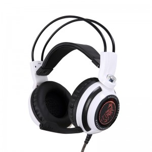 2018 over ear gaming headphone big head with mic for pc