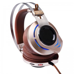 2018 PRO metallic gaming headset 7.1 noise cancelling with vibration technology